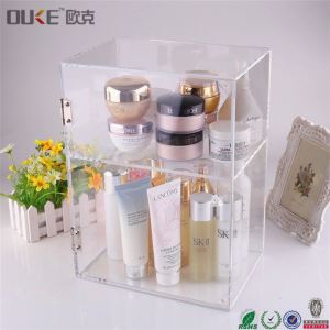 Wyczyść Akrylowy Makeup Organizer-Makeup Wyczyść Storage-Glass Makeup Organizer