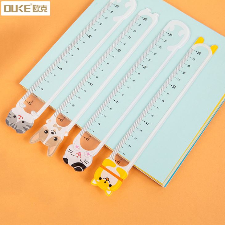 Promotion Cute Doll Expression Acrylic Ruler